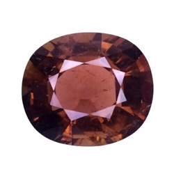 22.01ct Brown natural tourmaline oval cut loose gemstones see video