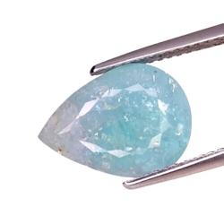 3.76CTS AIG certified Green blue natural paraiba tourmaline pear cut loose gemstones