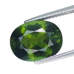 4.62cts Green natural tourmaline oval cut loose gemstones "see video"