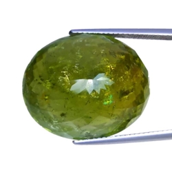 39.11cts  GIL certified green natural paraiba tourmaline oval cut loose gemstones "see video"