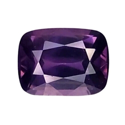 1.645 CTS Purple natural spinel cushion shape loose gemstones "see video "