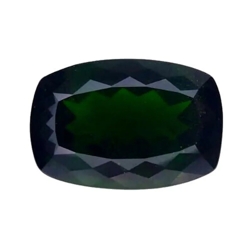 10.24cts Chrome green natural chrome diopside cushion cut loose gemstones ,"see video "