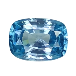 1.93cts Blue natural zircon cushion cut loose gemstones "see video"