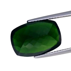 10.24cts Chrome green natural chrome diopside cushion cut loose gemstones ,"see video "