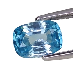 1.93cts Blue natural zircon cushion cut loose gemstones "see video"