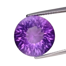 9.40 cts Purple natural amethyst round loose gemstones " see video "