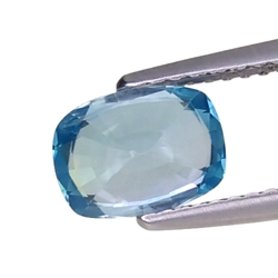 1.93cts Blue natural zircon cushion cut loose gemstones "see video"