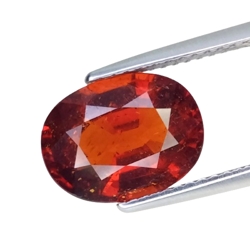 4.63cts Orange red natural Spessartite garnet oval cut loose gemstones "see video"