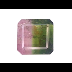 5.920 CTS  pink green natural watermelon tourmaline octagon cut loose gemstones "see video "