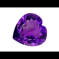 22.27Cts Purple natural Amethyst heart shape loose gemstones ,see video